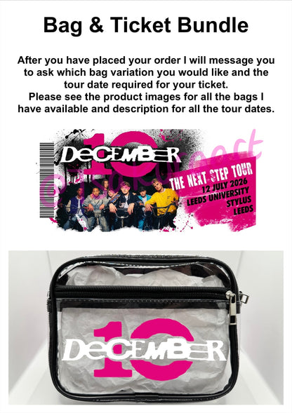 D10 2026 Tour Concert Bag Clear Stadium Approved PVC Concert Crossbody