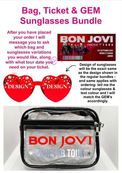 BJV 2026 Tour Concert Bag Clear Stadium Approved PVC Concert Crossbody