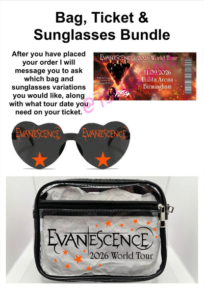 E 2026 Tour Concert Bag Clear Stadium Approved PVC Concert Crossbody