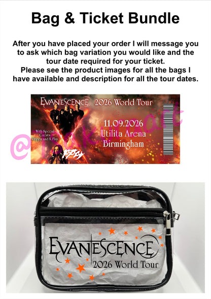 E 2026 Tour Concert Bag Clear Stadium Approved PVC Concert Crossbody
