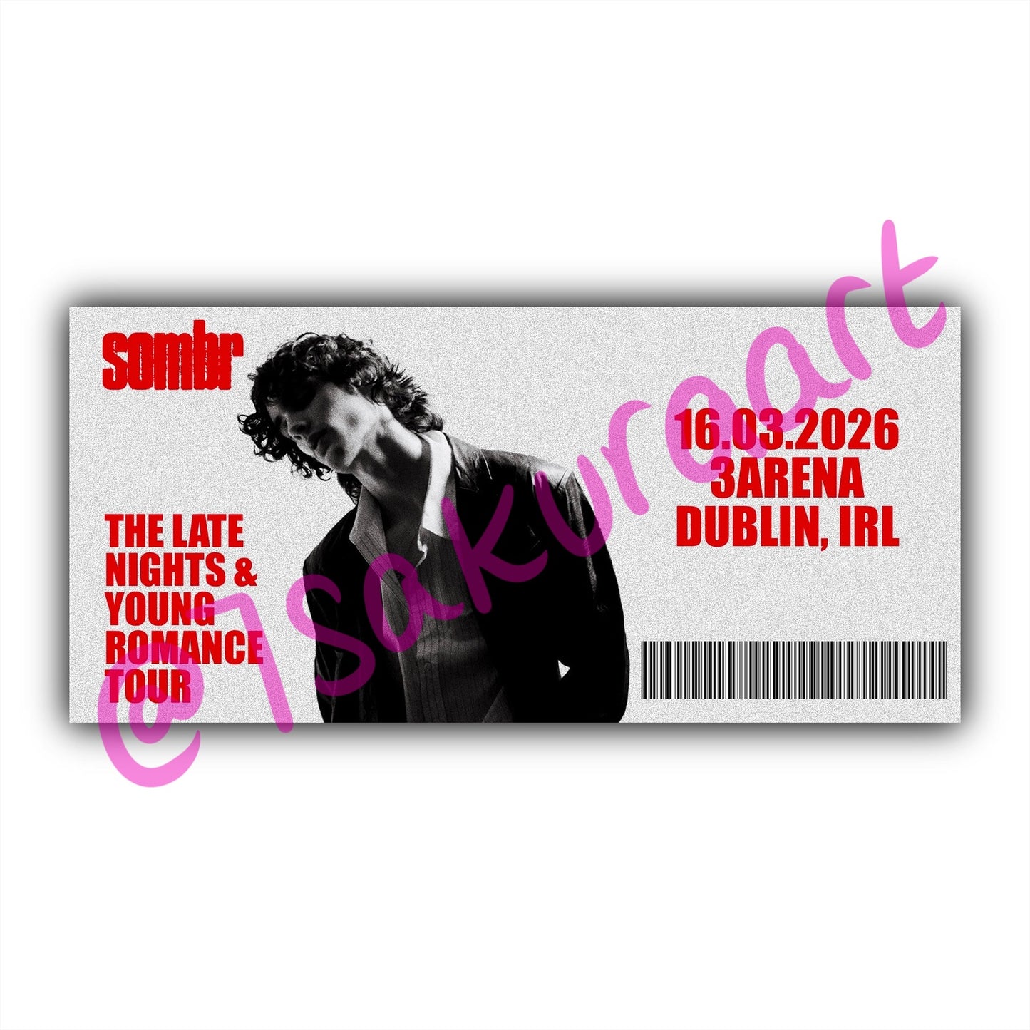 S The Late Nights & Young Romance 2026 Tour Souvenir Tickets