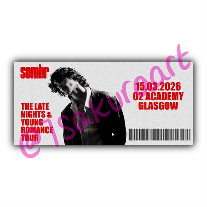 S The Late Nights & Young Romance 2026 Tour Souvenir Tickets