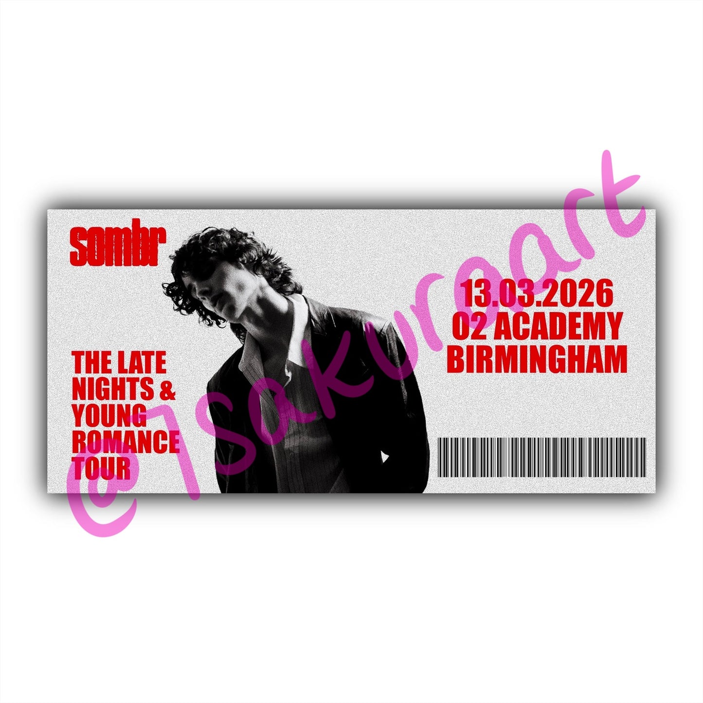S The Late Nights & Young Romance 2026 Tour Souvenir Tickets