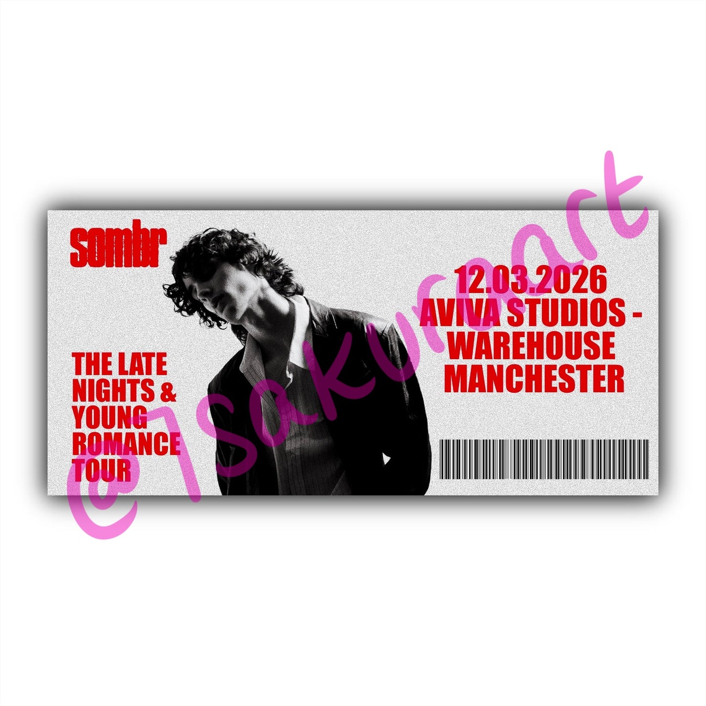 S The Late Nights & Young Romance 2026 Tour Souvenir Tickets