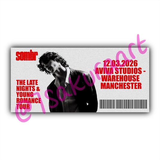 S The Late Nights & Young Romance 2026 Tour Souvenir Tickets