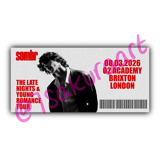 S The Late Nights & Young Romance 2026 Tour Souvenir Tickets