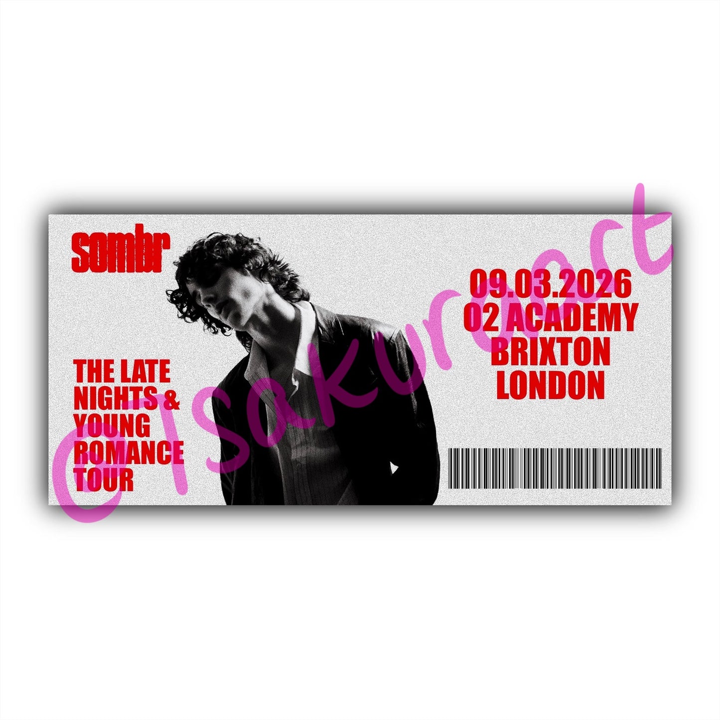 S The Late Nights & Young Romance 2026 Tour Souvenir Tickets