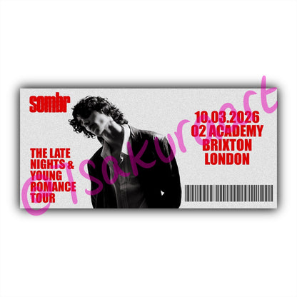 S The Late Nights & Young Romance 2026 Tour Souvenir Tickets