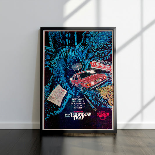 80s Sci-Fi TV Show Inspired Art Print, Season 5