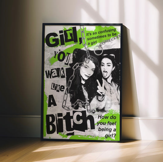 DISCOUNTED A4 Popstars Remix inspired Poster