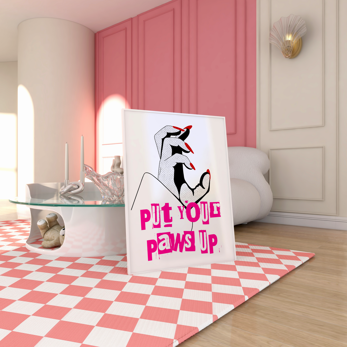 Put Your Paws Up Poster
