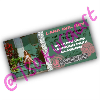 LDR 2025 Tour Souvenir Tickets