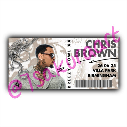CB 2025 Tour Souvenir Tickets