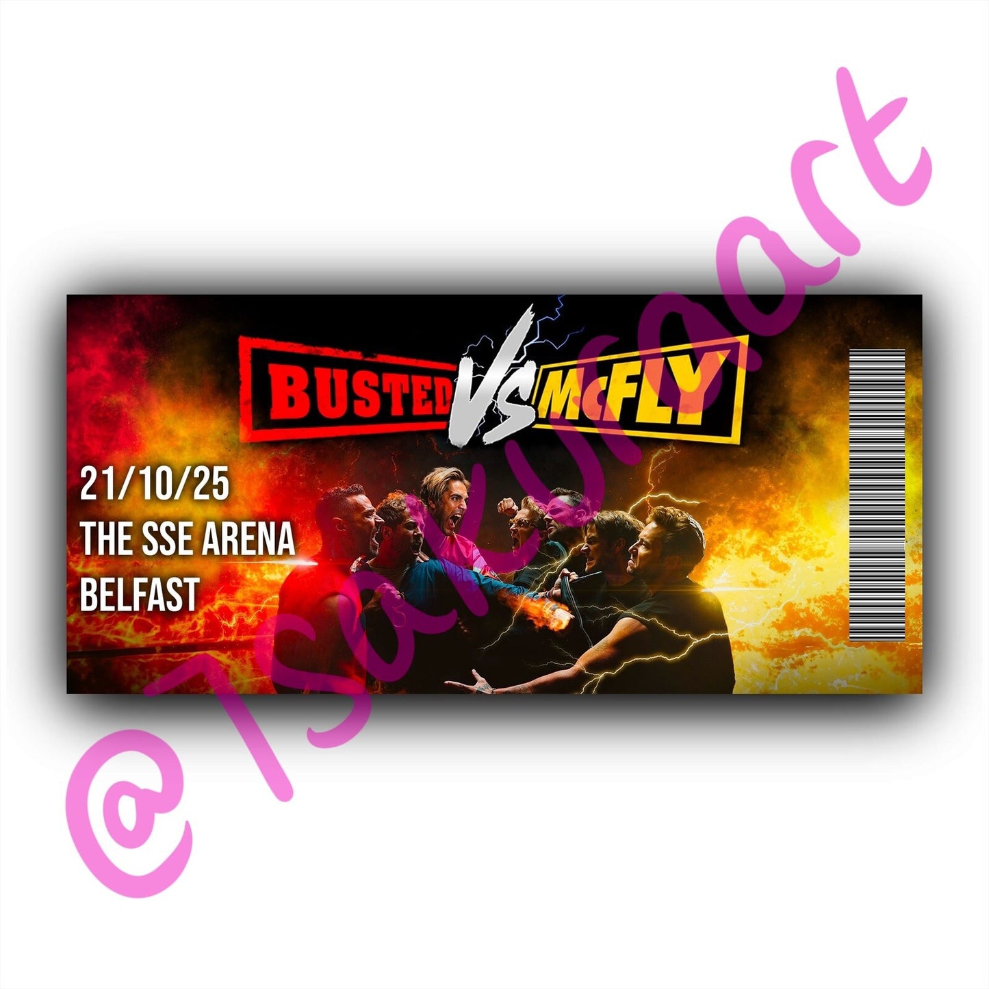 B VS MF 2025 Tour Souvenir Tickets