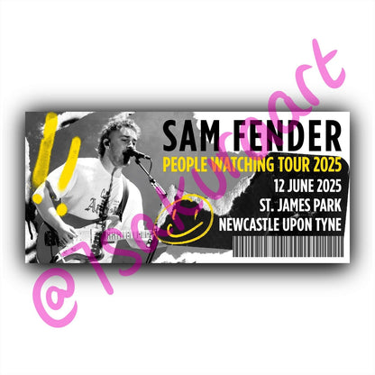SF 2025 Tour Souvenir Tickets