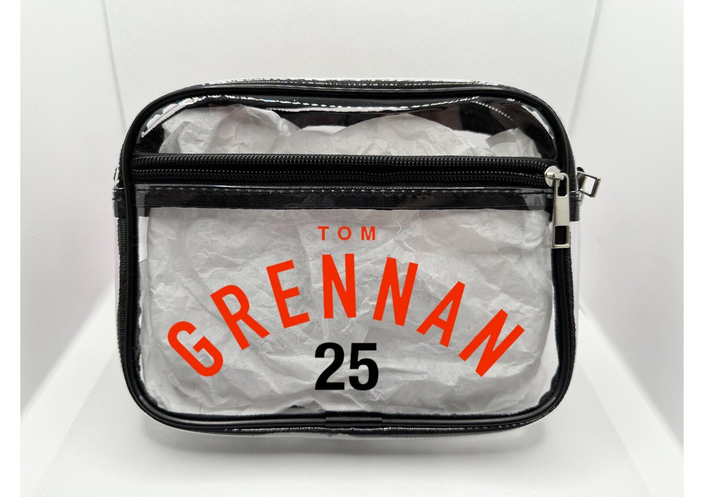 TG 25 Tour Concert Bag, Clear Stadium Approved PVC Concert Crossbody Bag