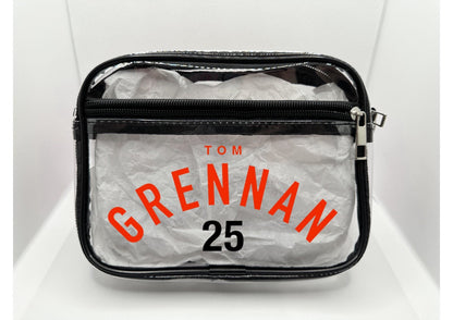 TG 25 Tour Concert Bag, Clear Stadium Approved PVC Concert Crossbody Bag