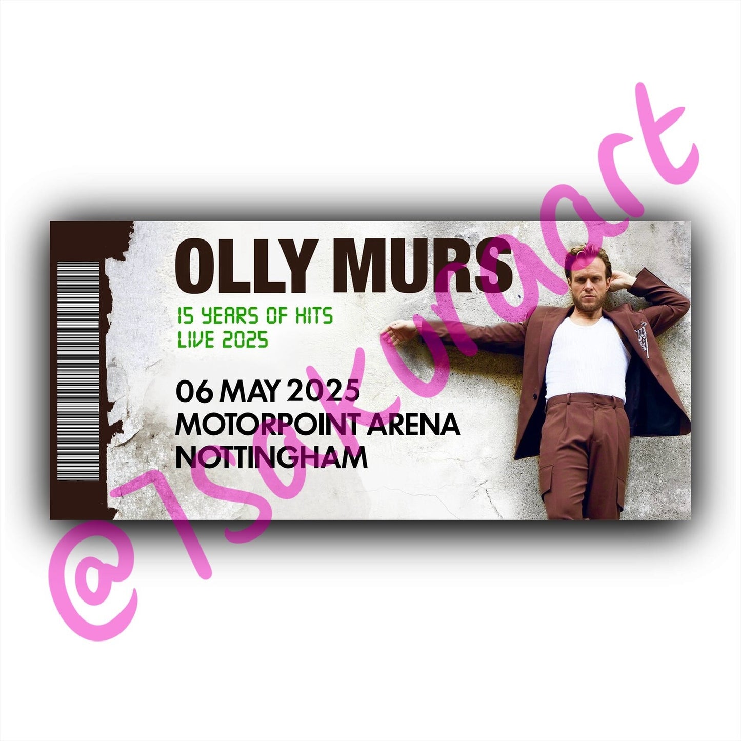 OM 2025 Tour Souvenir Tickets
