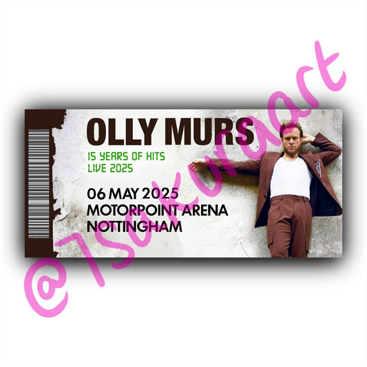 OM 2025 Tour Souvenir Tickets