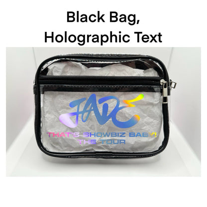 Popstar Concert Bag Clear Stadium Approved PVC Concert Crossbody Bag