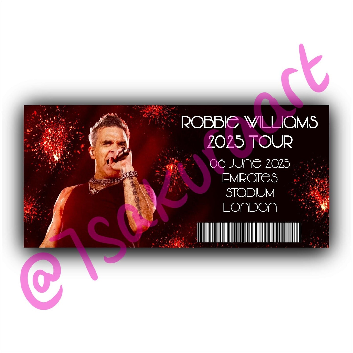 RW 2025 Tour Souvenir Tickets
