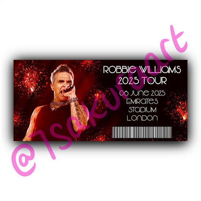 RW 2025 Tour Souvenir Tickets