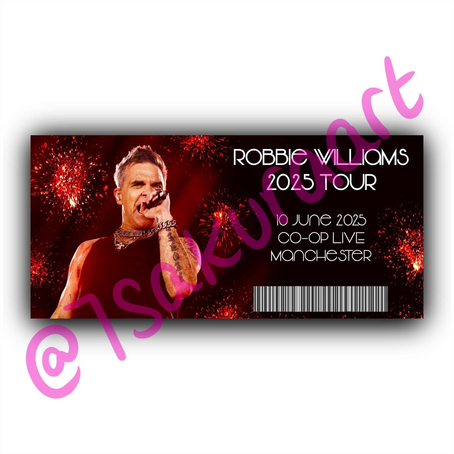 RW 2025 Tour Souvenir Tickets