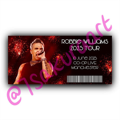 RW 2025 Tour Souvenir Tickets