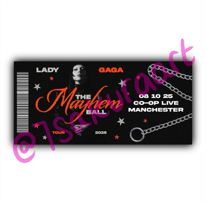 Mayhem 2025 Souvenir Tickets