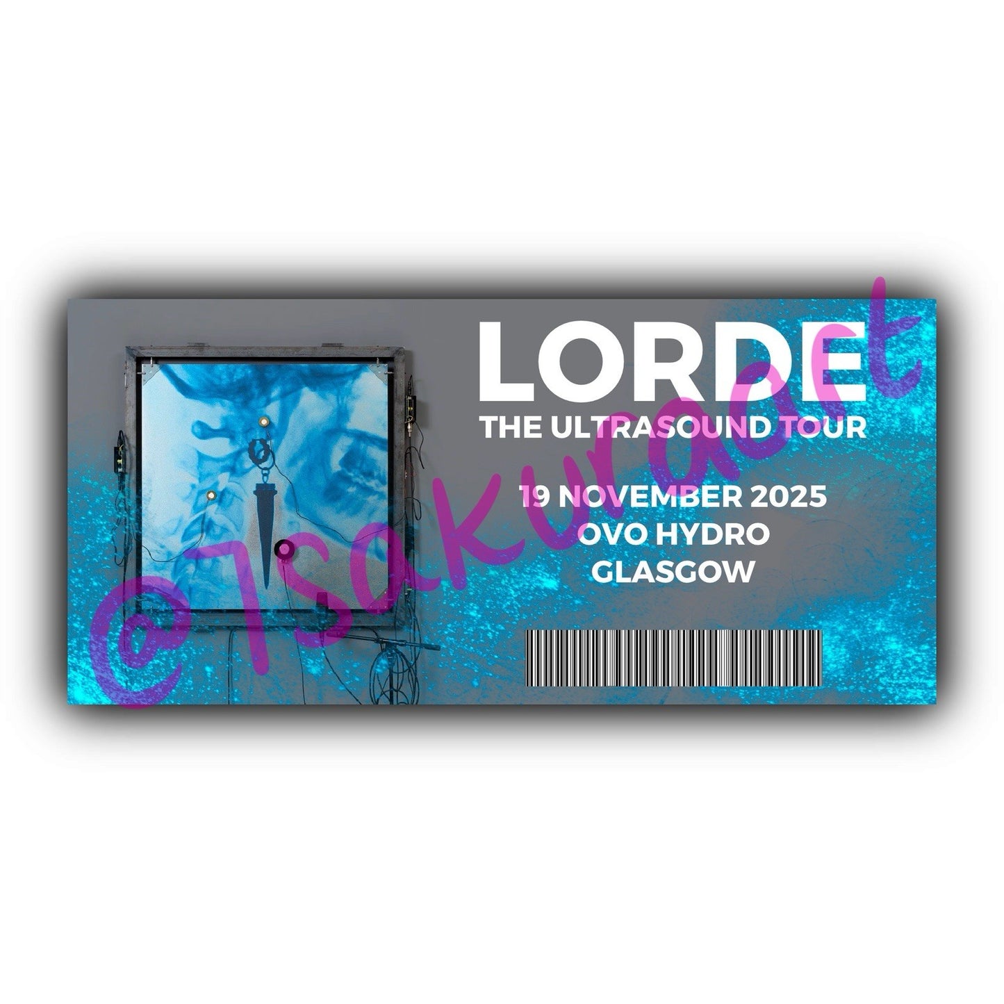 Popstar 2025 Tour Souvenir Tickets