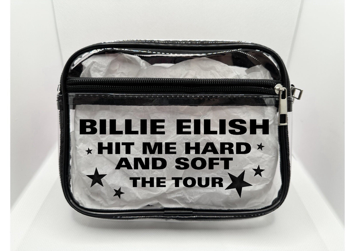 Popstar Tour Concert Bag, Clear Stadium Approved PVC Concert Crossbody Bag