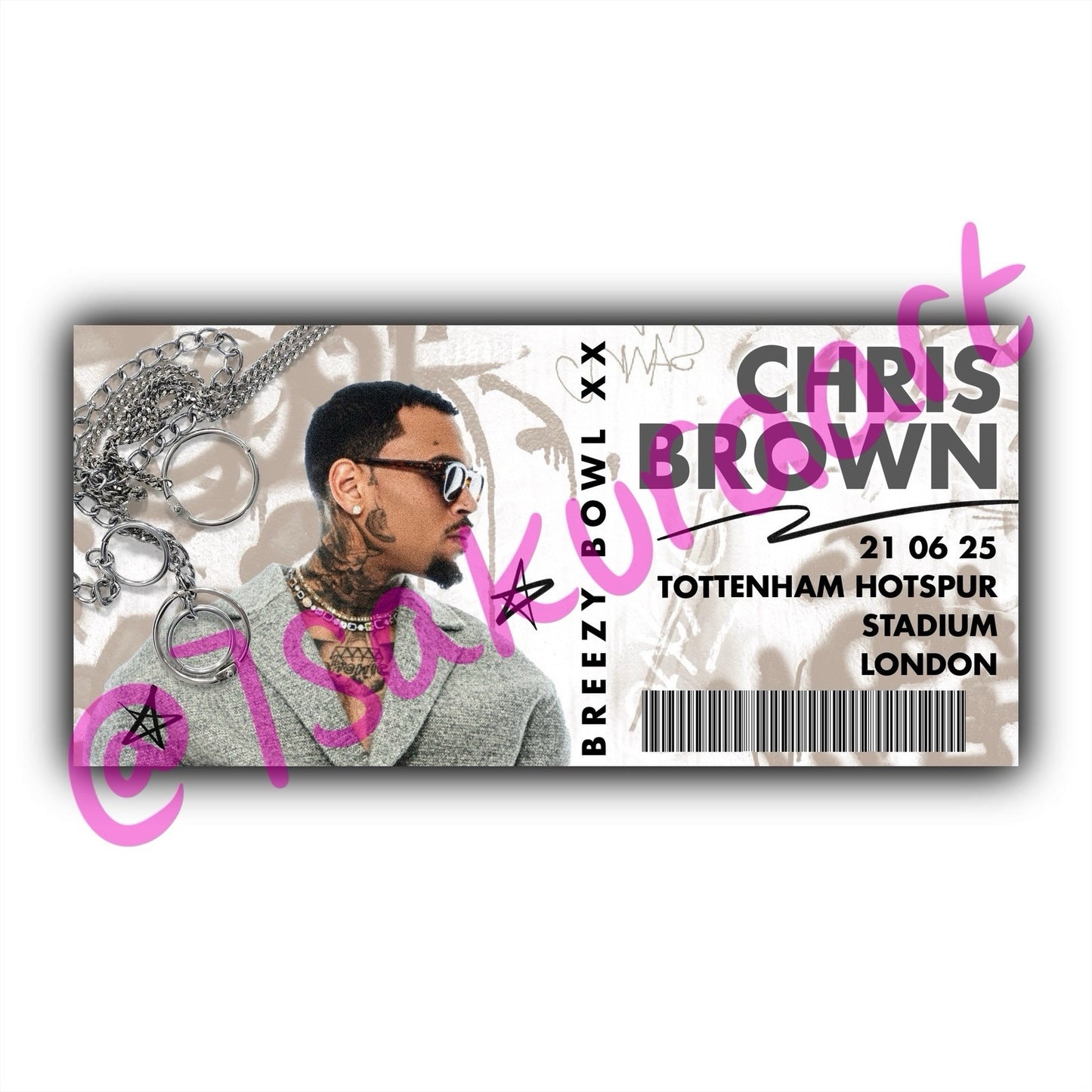 CB 2025 Tour Souvenir Tickets
