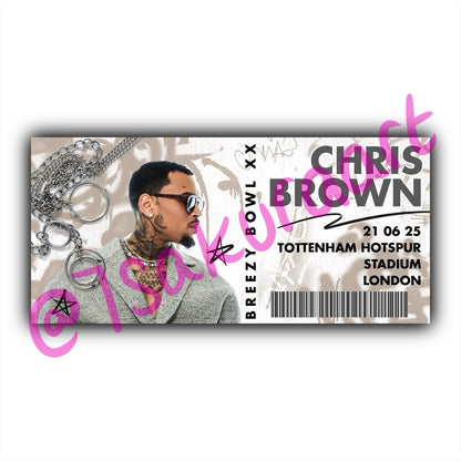 CB 2025 Tour Souvenir Tickets