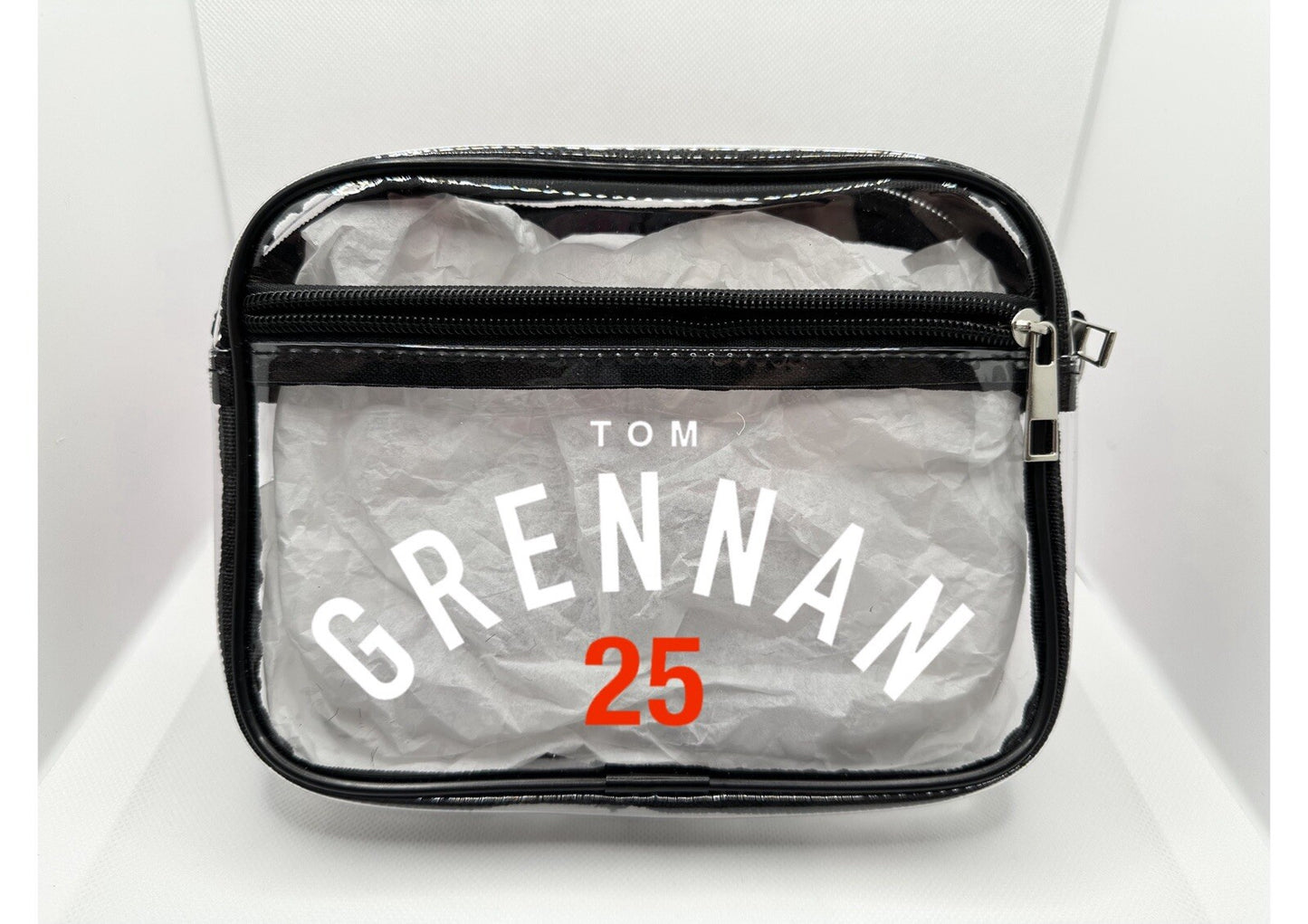 TG 25 Tour Concert Bag, Clear Stadium Approved PVC Concert Crossbody Bag