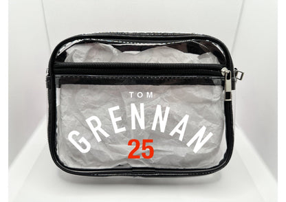 TG 25 Tour Concert Bag, Clear Stadium Approved PVC Concert Crossbody Bag