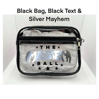 Mayhem Concert Bag, Clear Stadium Approved PVC Concert Crossbody