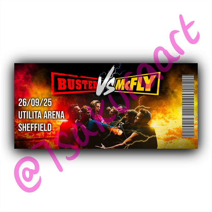 B VS MF 2025 Tour Souvenir Tickets