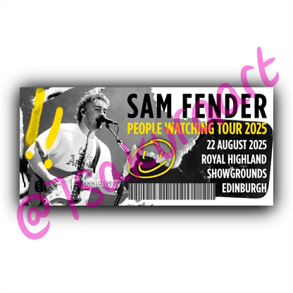 SF 2025 Tour Souvenir Tickets