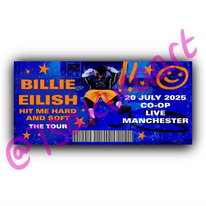 Popstar 2025 Tour Souvenir Tickets