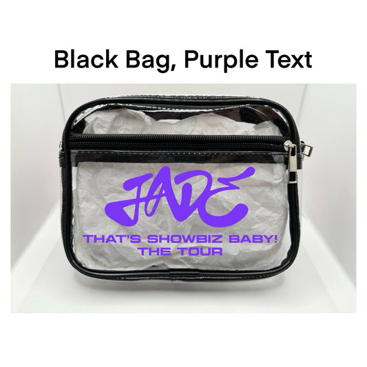 Popstar Concert Bag Clear Stadium Approved PVC Concert Crossbody Bag