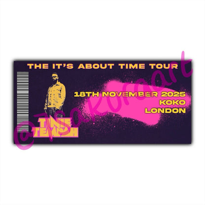 Tinie T 2025 Tour Souvenir Tickets