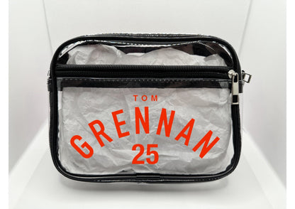 TG 25 Tour Concert Bag, Clear Stadium Approved PVC Concert Crossbody Bag