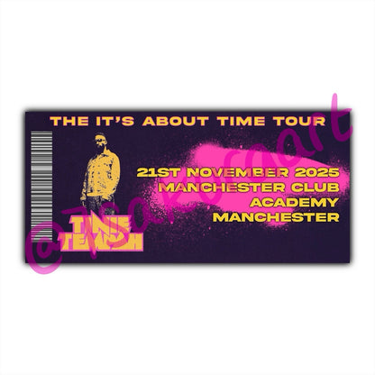 Tinie T 2025 Tour Souvenir Tickets