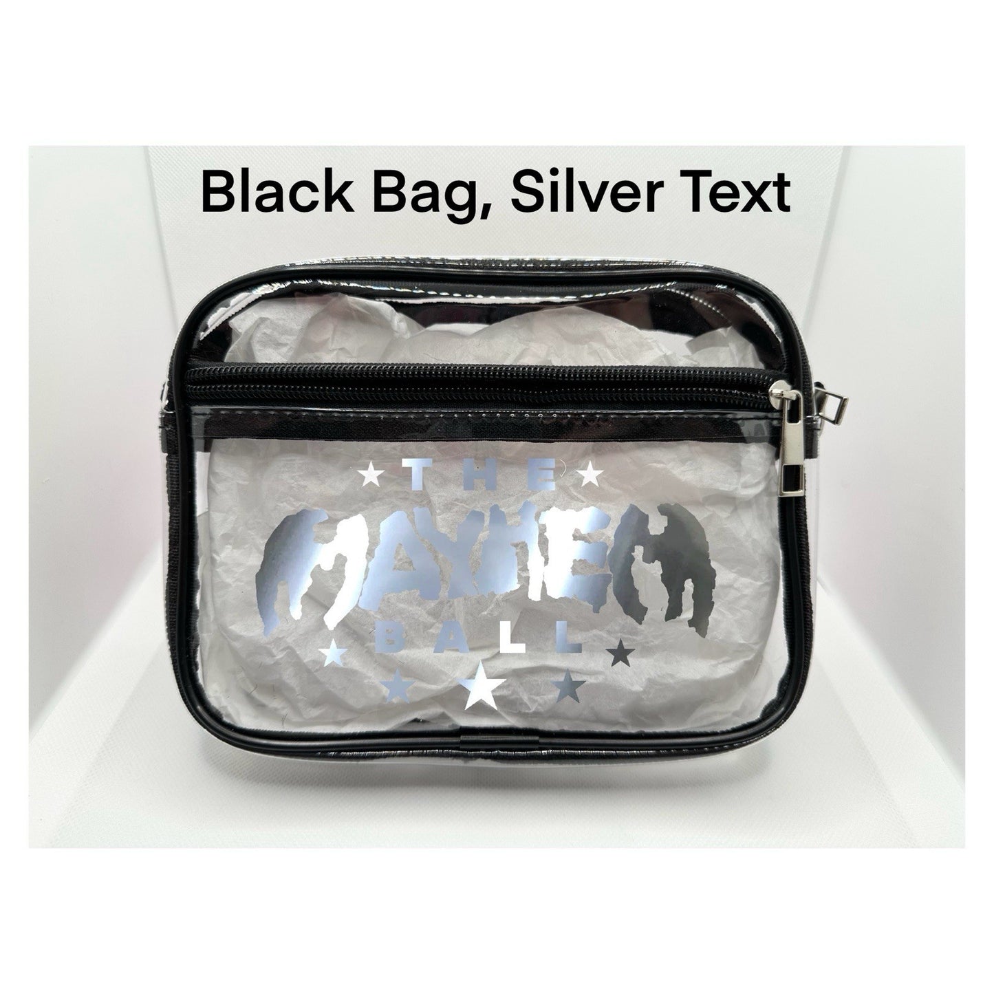 Mayhem Concert Bag, Clear Stadium Approved PVC Concert Crossbody