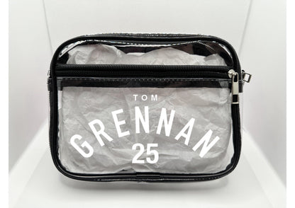 TG 25 Tour Concert Bag, Clear Stadium Approved PVC Concert Crossbody Bag