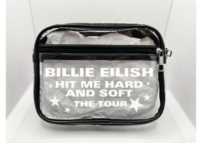 Popstar Tour Concert Bag, Clear Stadium Approved PVC Concert Crossbody Bag
