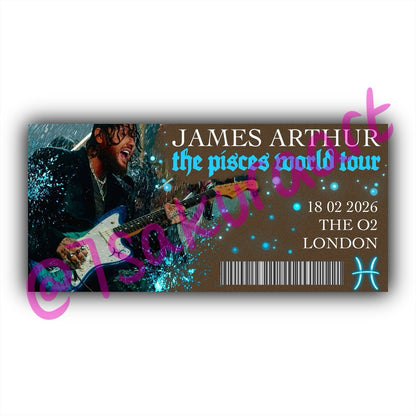 JA The Pisces World Tour 2026 Souvenir Tickets