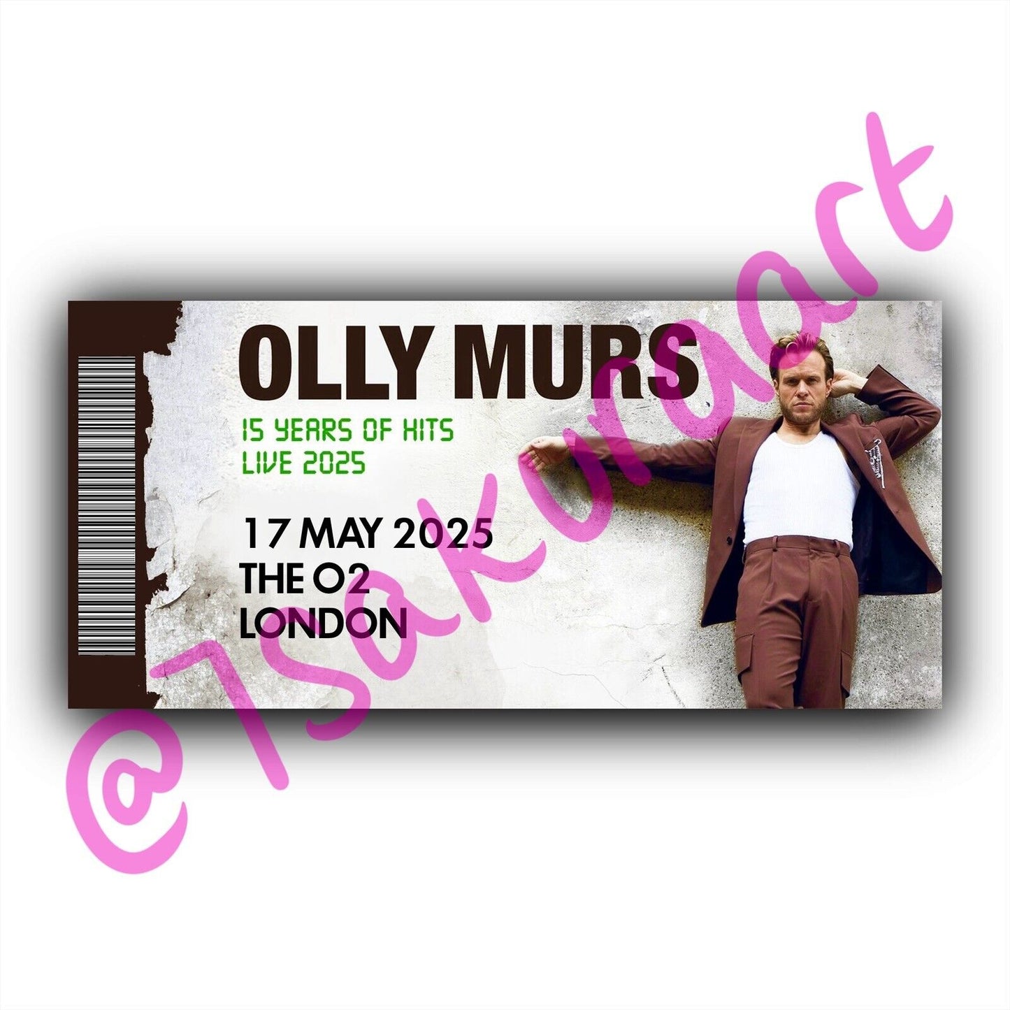 OM 2025 Tour Souvenir Tickets