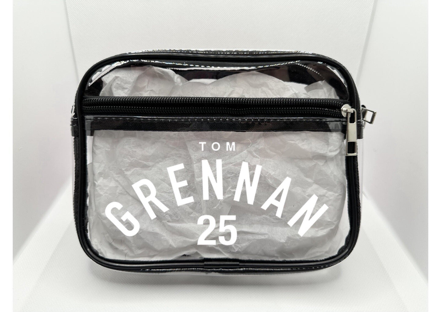 TG 25 Tour Concert Bag, Clear Stadium Approved PVC Concert Crossbody Bag