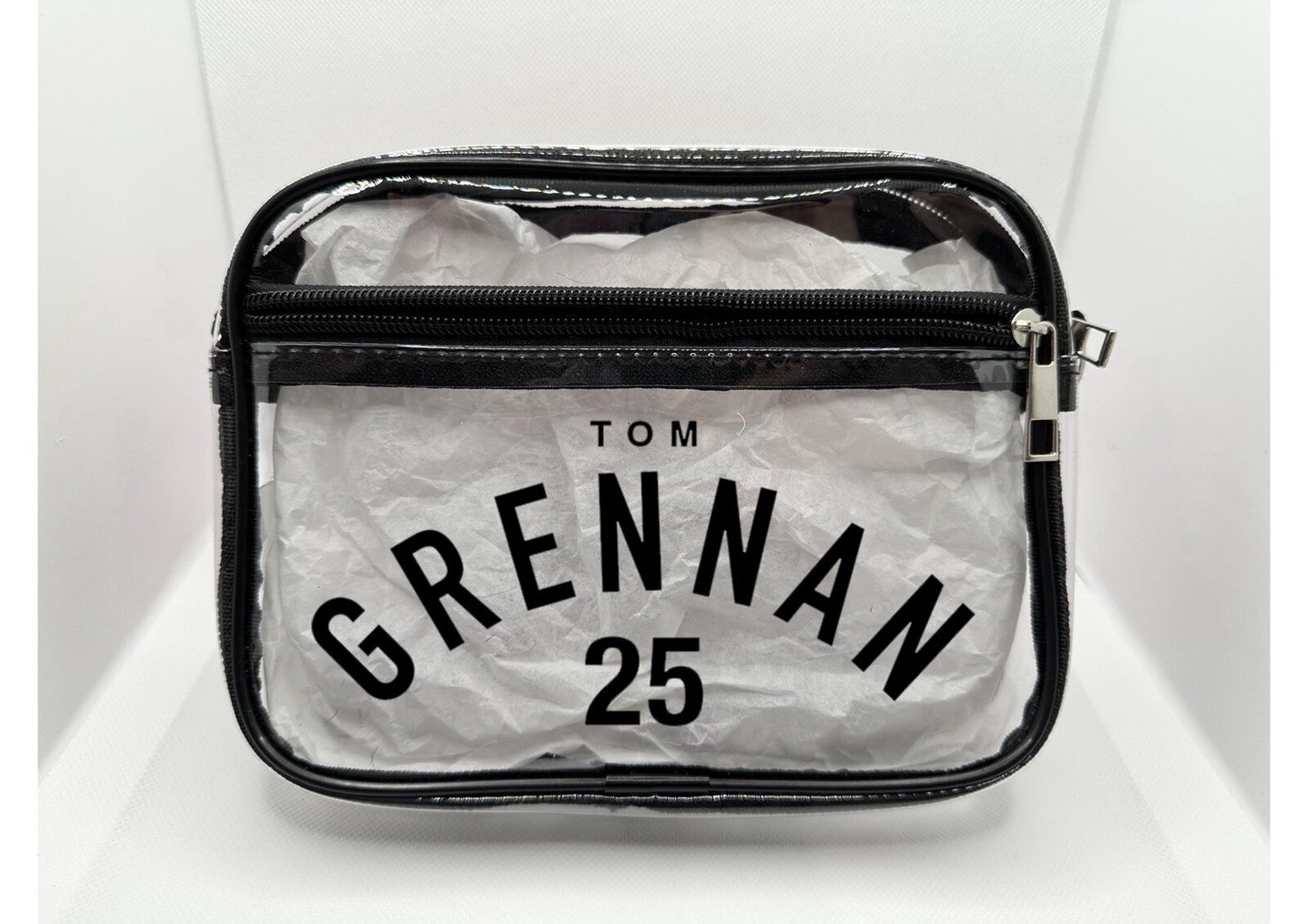 TG 25 Tour Concert Bag, Clear Stadium Approved PVC Concert Crossbody Bag